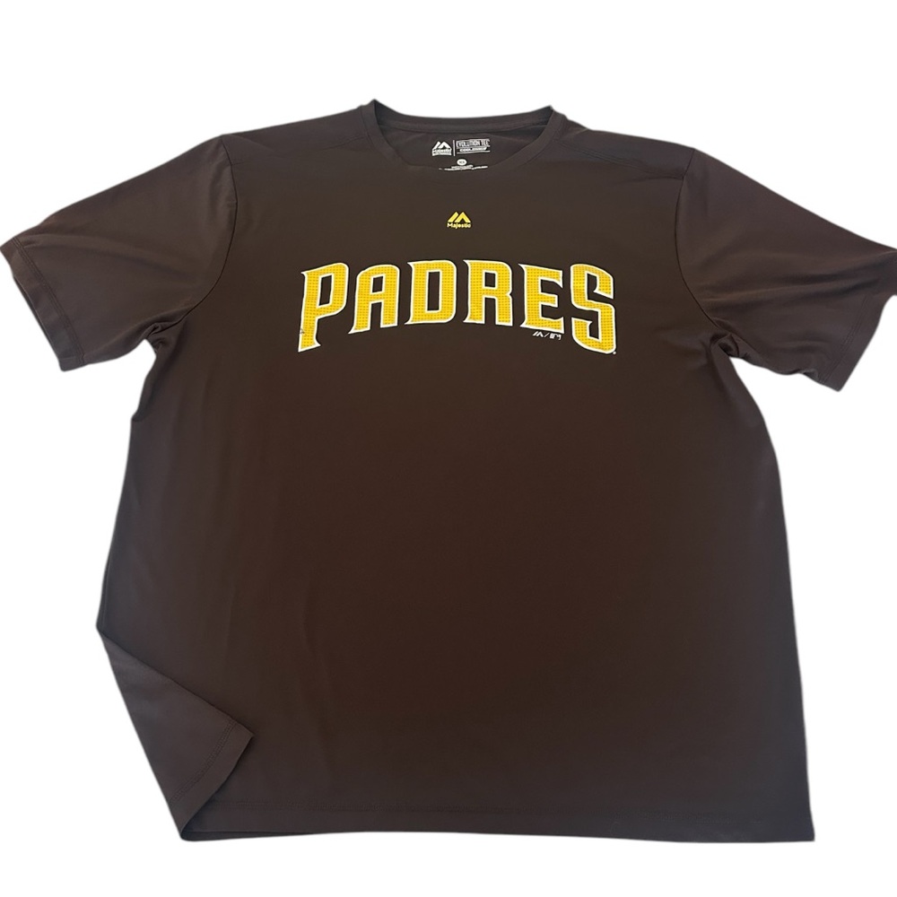 Majestic Brown Padres Men's Shirt